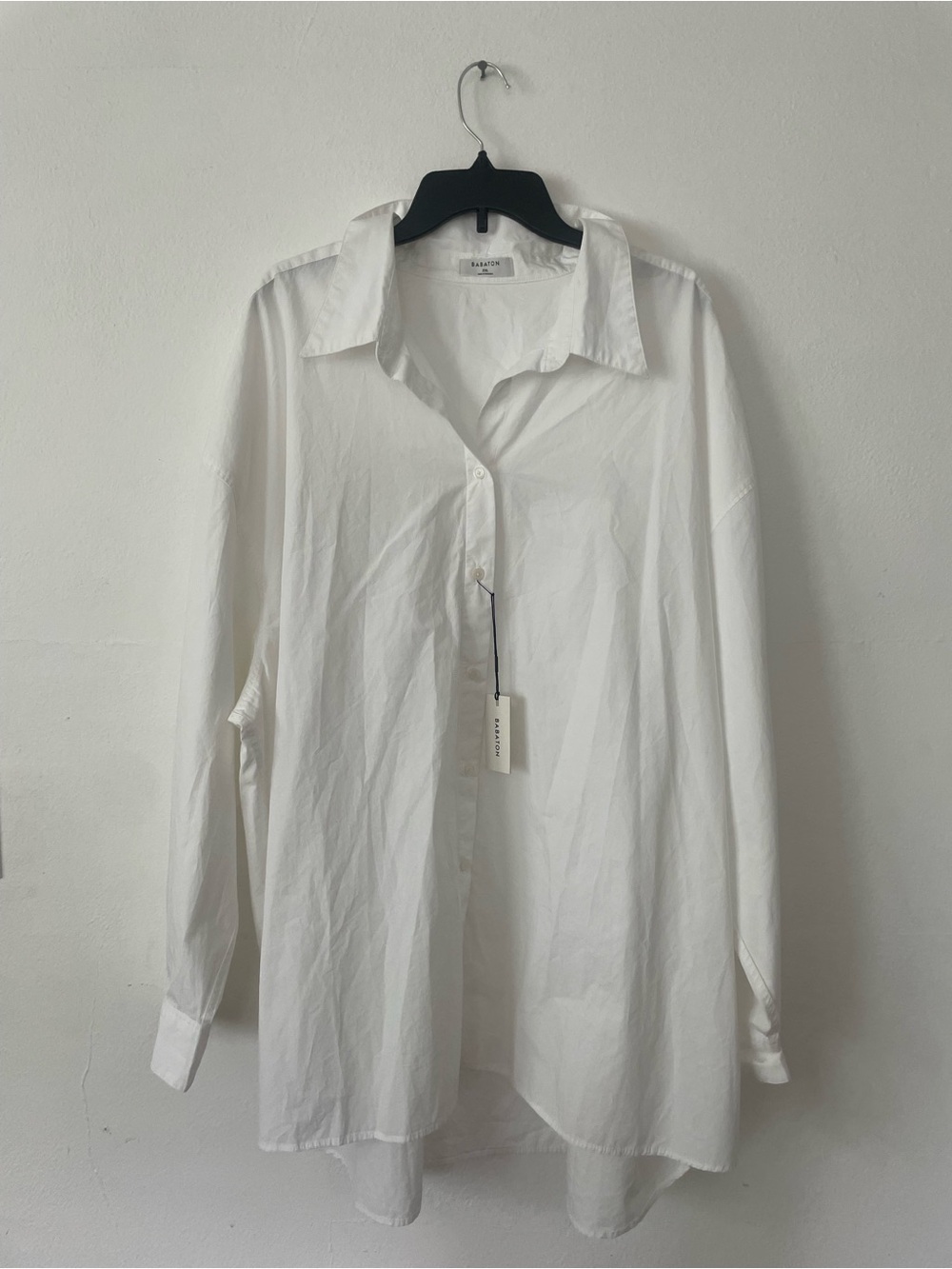 Babaton White Button-Down Shirt - 100% Cotton